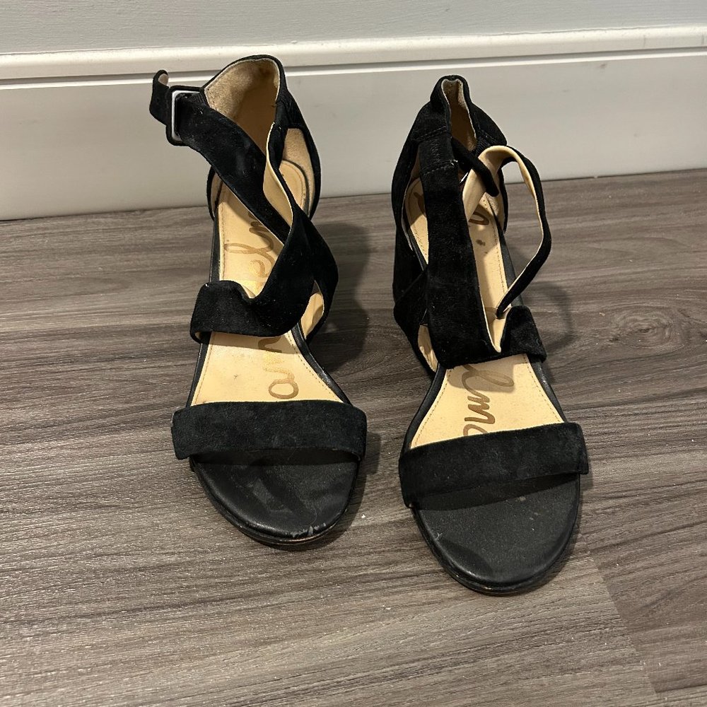 Sam Edelman Shoes Sam Edelman Suede Sonia Block Heel Sandals